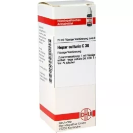 HEPAR SULFURIS C 30 Dilution, 20 ml