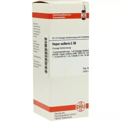 HEPAR SULFURIS C 30 Dilution, 50 ml