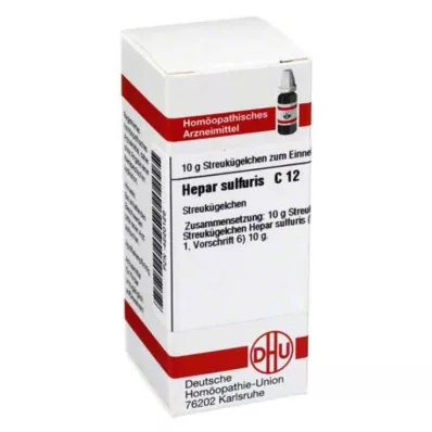 HEPAR SULFURIS C 12 Globuli, 10 g