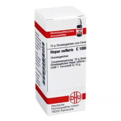 HEPAR SULFURIS C 1000 Globuli, 10 g