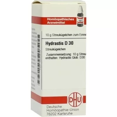 HYDRASTIS D 30 Globuli, 10 g