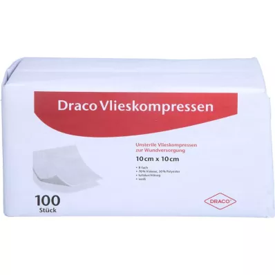 VLIESKOMPRESSEN unsteril 10x10 cm 8fach, 100 St