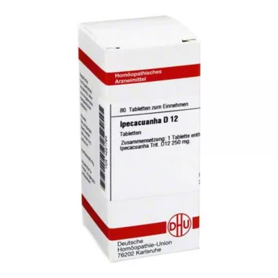 IPECACUANHA D 12 Tabletten, 80 St