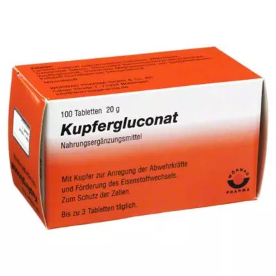 KUPFERGLUCONAT Tabletten, 100 St