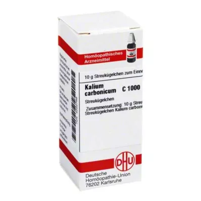 KALIUM CARBONICUM C 1000 Globuli, 10 g KALIUM CARBONICUM C 1000 Globuli, 10 g
