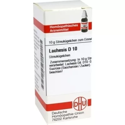 LACHESIS D 10 Globuli, 10 g