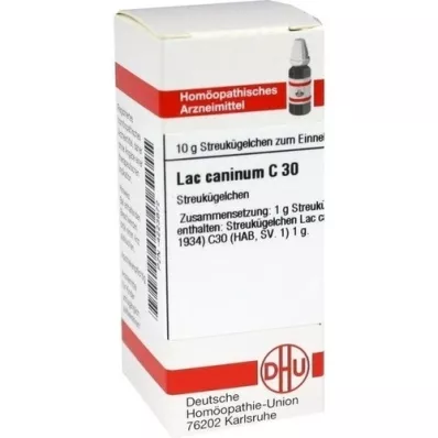 LAC CANINUM C 30 Globuli, 10 g