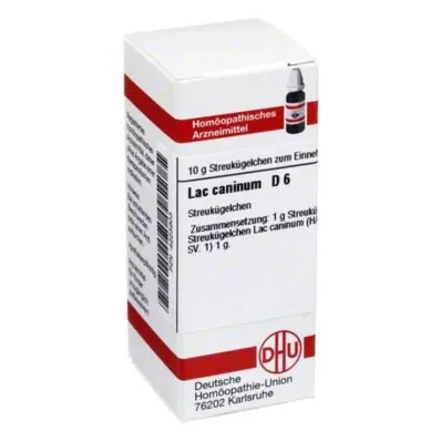 LAC CANINUM D 6 Globuli, 10 g LAC CANINUM D 6 Globuli, 10 g