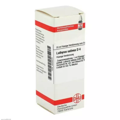 LATHYRUS SATIVUS D 4 Dilution, 20 ml LATHYRUS SATIVUS D 4 Dilution, 20 ml