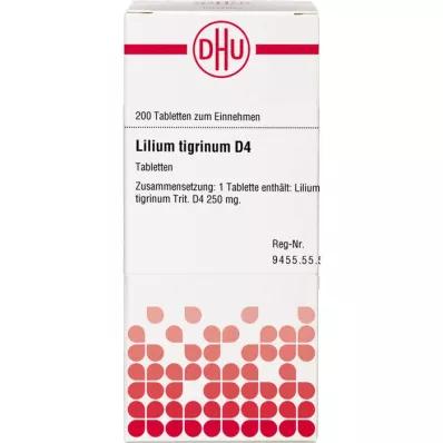 LILIUM TIGRINUM D 4 Tabletten, 200 St