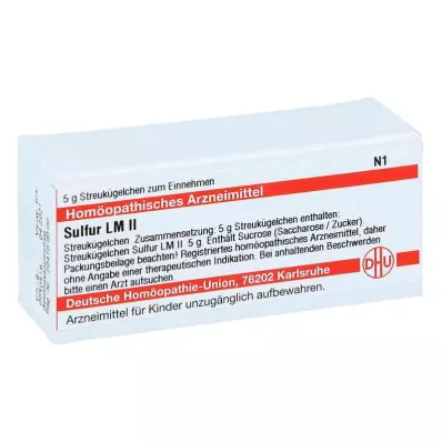 SULFUR LM II Globuli, 5 g