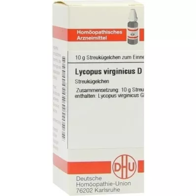 LYCOPUS VIRGINICUS D 6 Globuli, 10 g