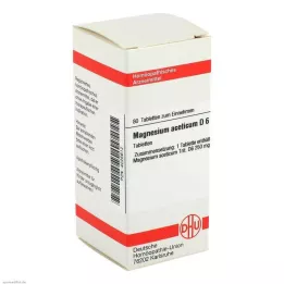 MAGNESIUM ACETICUM D 6 Tabletten, 80 St