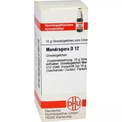 MANDRAGORA D 12 Globuli, 10 g