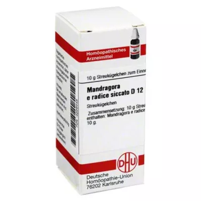 MANDRAGORA E radice siccata D 12 Globuli, 10 g