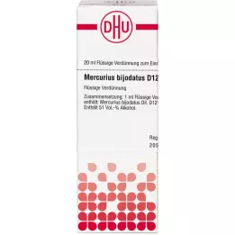 MERCURIUS BIJODATUS D 12 Dilution, 20 ml