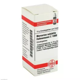 MERCURIUS SOLUBILIS Hahnemanni C 1000 Globuli, 10 g