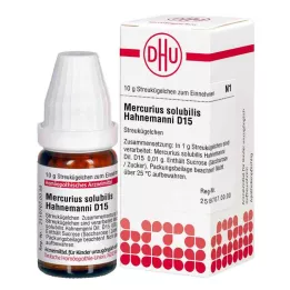 MERCURIUS SOLUBILIS Hahnemanni D 15 Globuli, 10 g