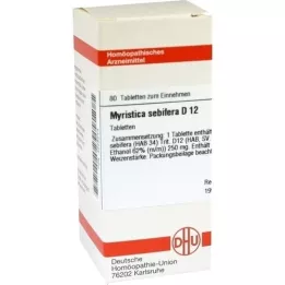 MYRISTICA SEBIFERA D 12 Tabletten, 80 St