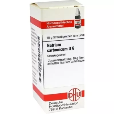 NATRIUM CARBONICUM D 6 Globuli, 10 g