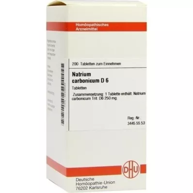 NATRIUM CARBONICUM D 6 Tabletten, 200 St