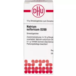 NATRIUM SULFURICUM D 200 Globuli, 10 g