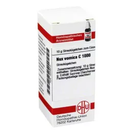 NUX VOMICA C 1000 Globuli, 10 g