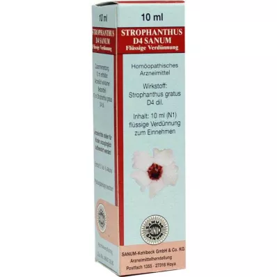 STROPHANTHUS D 4 Sanum Tropfen, 10 ml STROPHANTHUS D 4 Sanum Tropfen, 10 ml