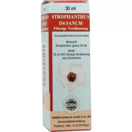 STROPHANTHUS D 4 Sanum Tropfen, 30 ml