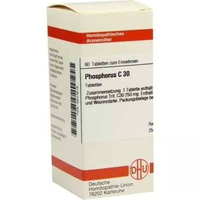 PHOSPHORUS C 30 Tabletten, 80 St