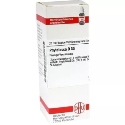 PHYTOLACCA D 30 Dilution, 20 ml