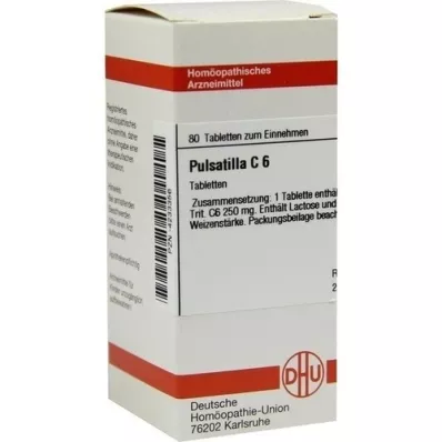 PULSATILLA C 6 Tabletten, 80 St