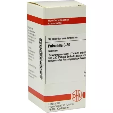 PULSATILLA C 30 Tabletten, 80 St