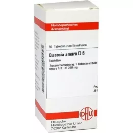 QUASSIA D 6 Tabletten, 80 St