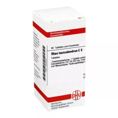 RHUS TOXICODENDRON C 6 Tabletten, 80 St RHUS TOXICODENDRON C 6 Tabletten, 80 St