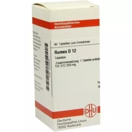 RUMEX D 12 Tabletten, 80 St