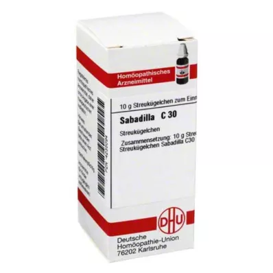 SABADILLA C 30 Globuli, 10 g