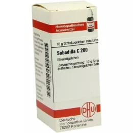 SABADILLA C 200 Globuli, 10 g