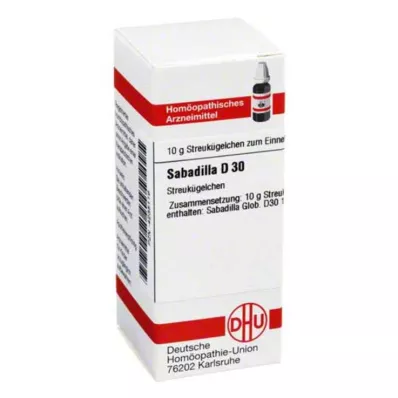 SABADILLA D 30 Globuli, 10 g