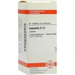 SABADILLA D 12 Tabletten, 80 St