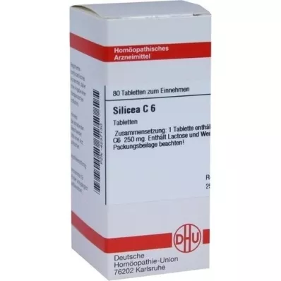 SILICEA C 6 Tabletten, 80 St