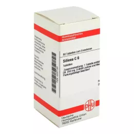 SILICEA C 6 Tabletten, 80 St