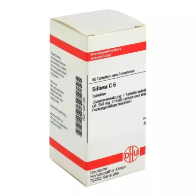 SILICEA C 6 Tabletten, 80 St