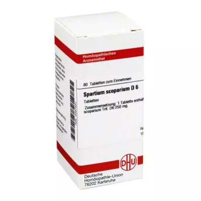 SPARTIUM SCOPARIUM D 6 Tabletten, 80 St SPARTIUM SCOPARIUM D 6 Tabletten, 80 St