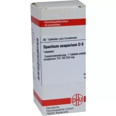 SPARTIUM SCOPARIUM D 6 Tabletten, 80 St