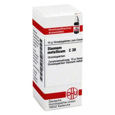 STANNUM METALLICUM C 30 Globuli, 10 g STANNUM METALLICUM C 30 Globuli, 10 g