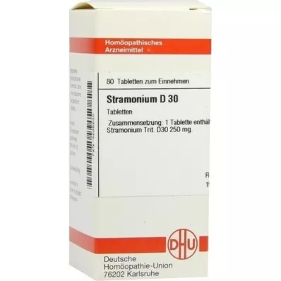 STRAMONIUM D 30 Tabletten, 80 St