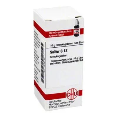 SULFUR C 12 Globuli, 10 g