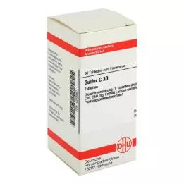 SULFUR C 30 Tabletten, 80 St