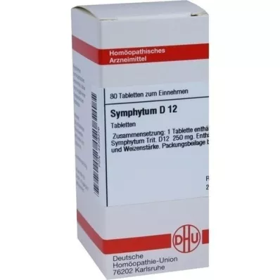 SYMPHYTUM D 12 Tabletten, 80 St